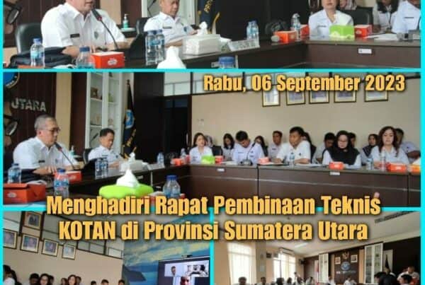 Rapat Pembinaan Teknis KOTAN di Provinsi Sumatera Utara